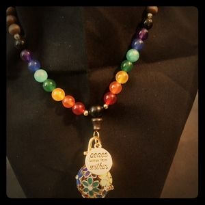 Meditation Beads with Essential Oil Diffuser